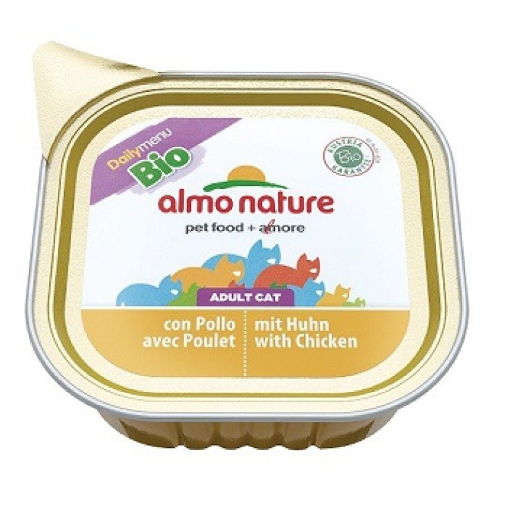 Almo Nature Menú Diario Gatos Adultos Sabor Pollo 100g