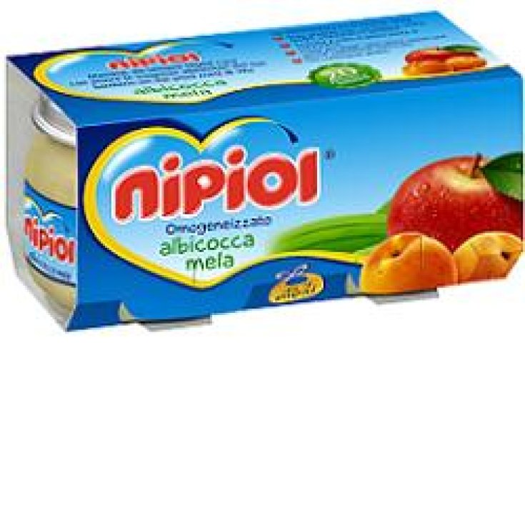 Nipiol Omog Albaricoque/manzana 2x80