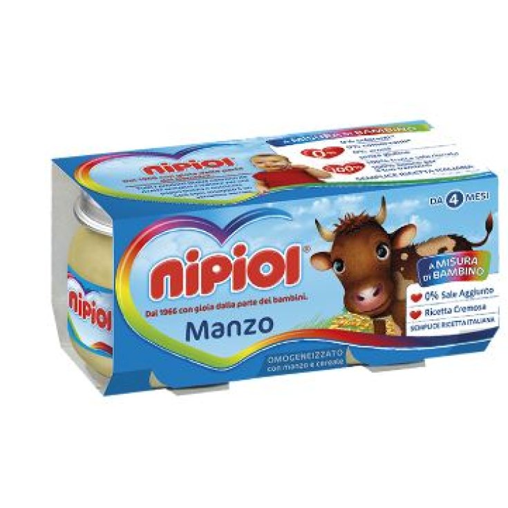 Nipiol Omog Ternera 80g 2uds