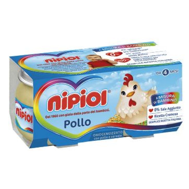 Nipiol Omog Pollo 80g 2uds