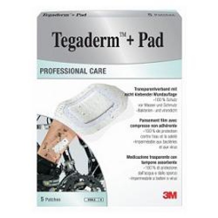 Tegaderm Cer+almohadilla 6x10cm 5uds