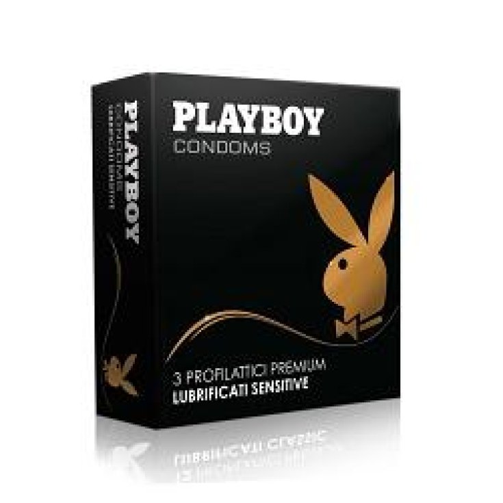Playboy Condones Lubricados Sensibles 3 Piezas