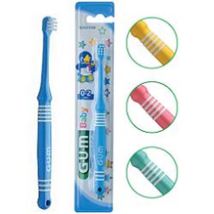 Cepillo de dientes Sunstar Gum para niños de 0 a 2 años