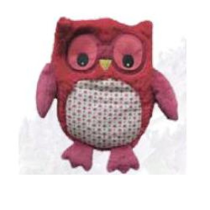 Warmies Peluc Term Hooty Rojo