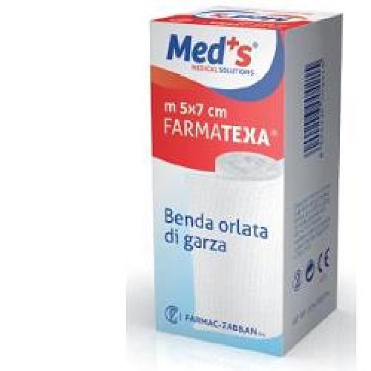 Med's FarmaTexa Oído Vendaje De Gasa Hemmed 12/8 1x500