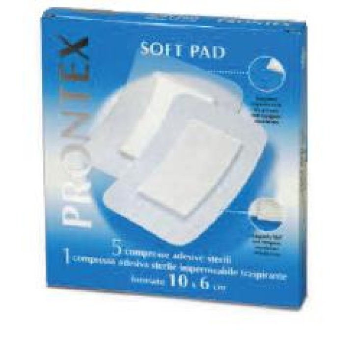 Seguridad Prontex Soft Pad Gasa Adhesiva 10x6 6Garze