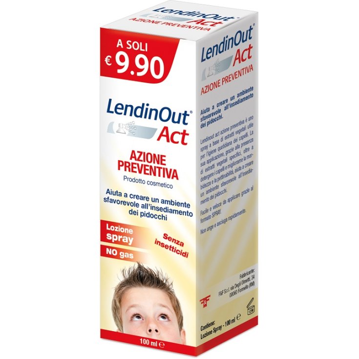 LendinOut Act Acción Preventiva Piojos Spray 100ml