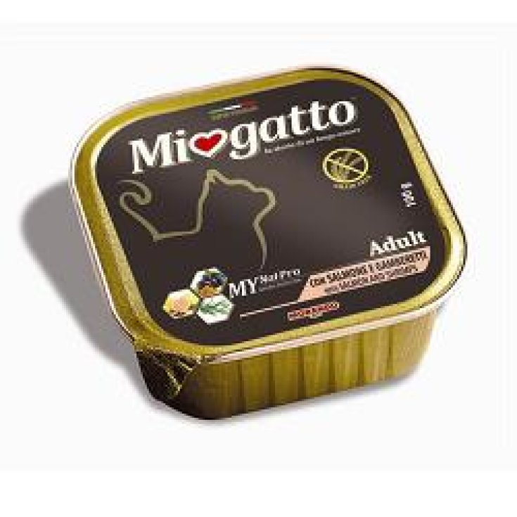 Morando Miogatto Adult Paté Húmedo Con Salmón Y Gambas Monodosis 100g