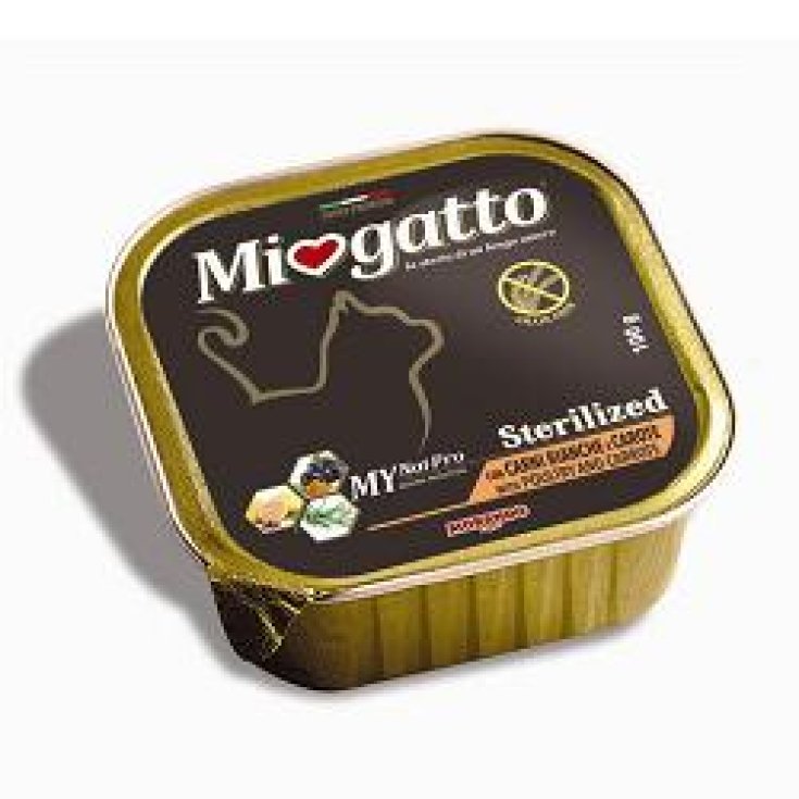 Morando Miogatto Paté Esterilizado Bancos De Carne Y Zanahorias Sin Cereales Monodosis 100g