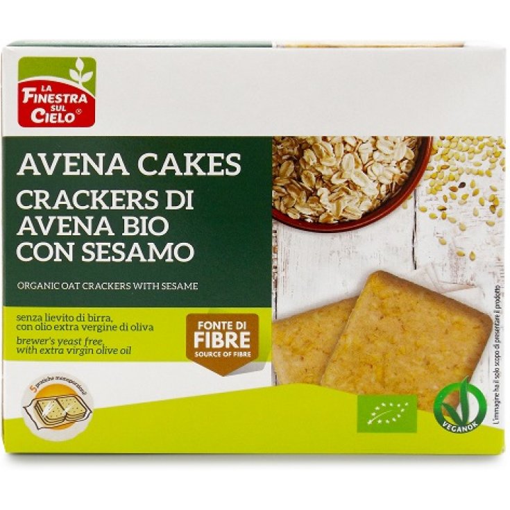 AvenaCakes Crackers Avena Con Sésamo Bio 250g