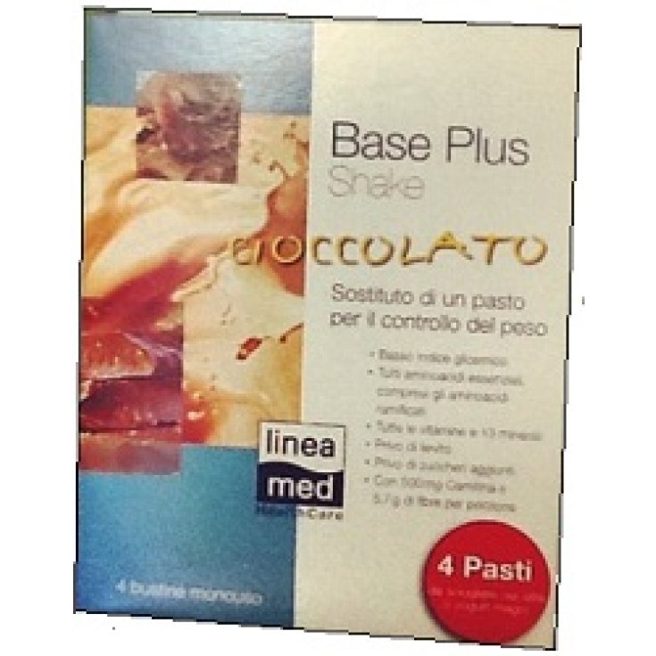 LineaMed Base Plus Batido Chocolate 22g 4 Sobres Monodosis