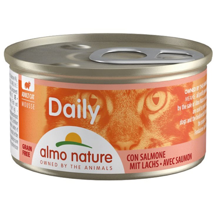 MENÚ DIARIO GATOS CON SALMÓN 85G