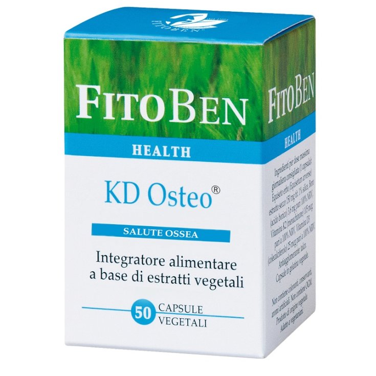 Fitoben Kd Osteo Complemento Alimenticio a Base de Extractos Vegetales 50 Cápsulas