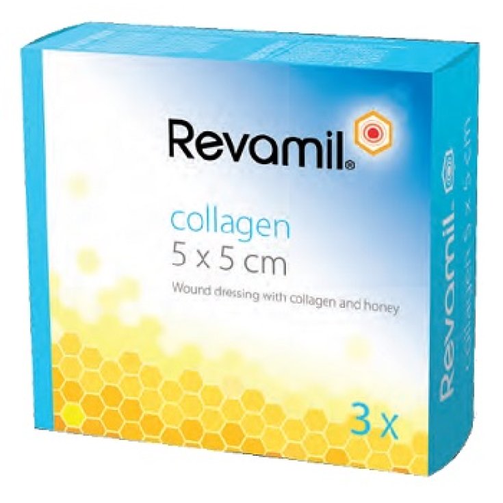 Revamil Colágeno 5x5cm 3 Apósitos