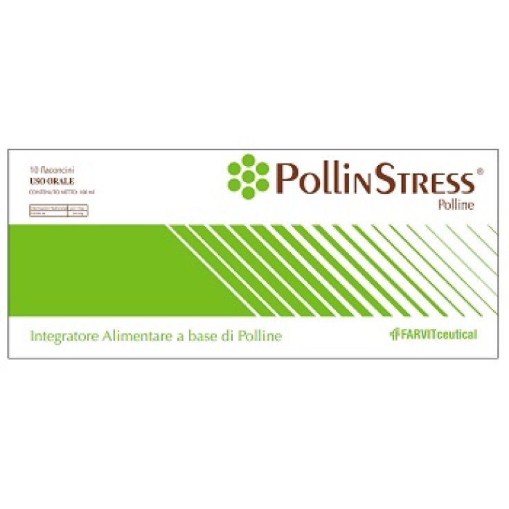 FarvitCeutical Pollin Stress Complemento Alimenticio 10 Viales De 10ml