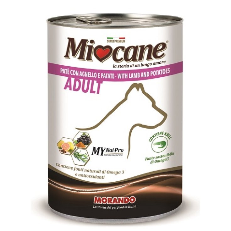 Morando Miocane Paté Húmedo Paté Cordero Y Patata 400g