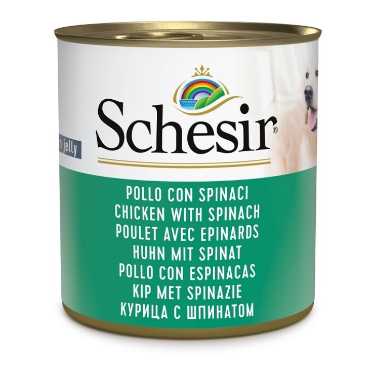 POLLO PARA PERROS SCHESIR CON ESPINAC285G