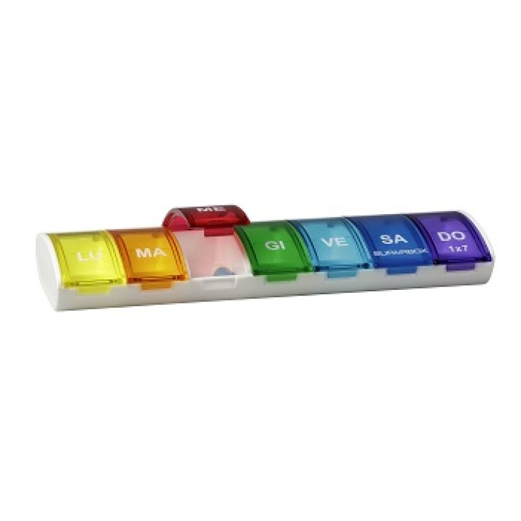 Anmed Supairbox Pastillero 1x7 Color Arcoiris