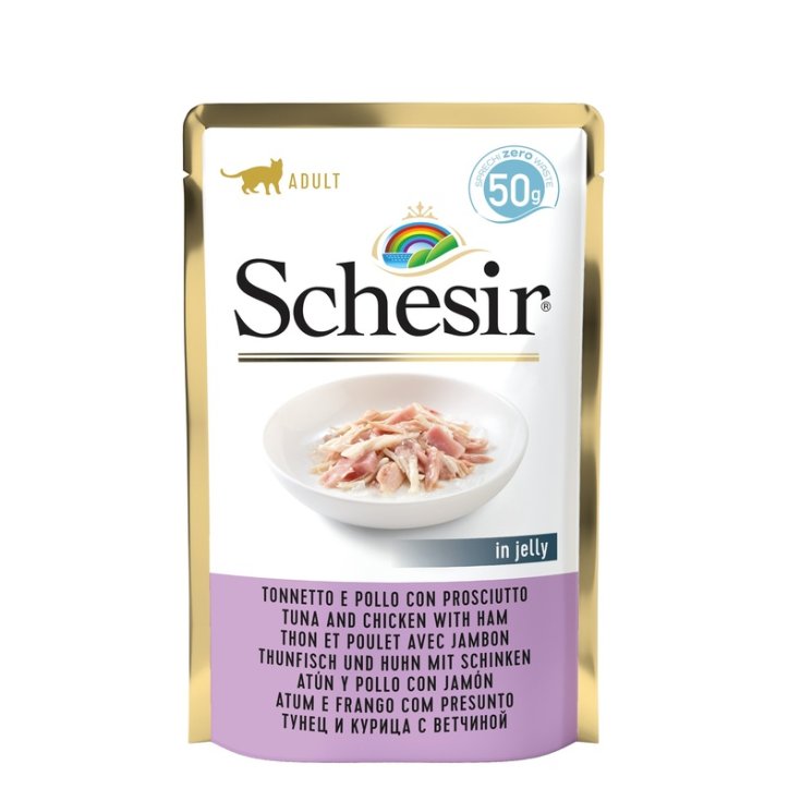 SCHESIR CAT TONN POLLO PR 50G