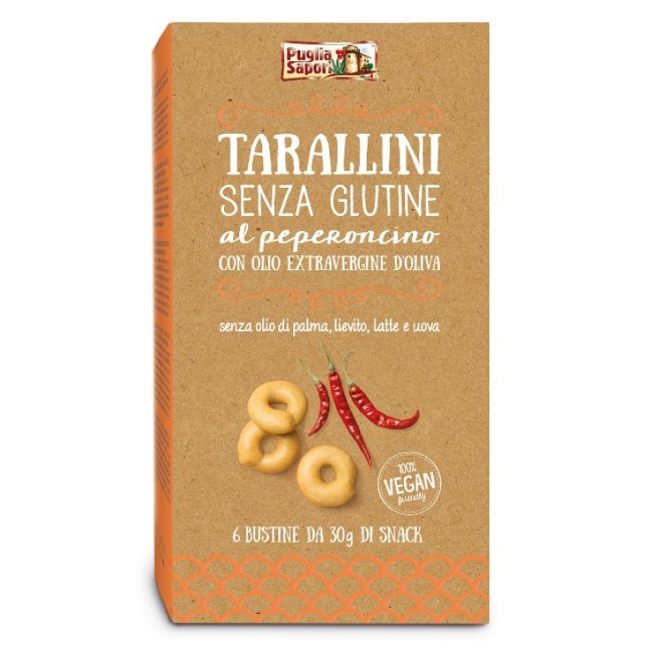 Puglia Sapori Tarallini Guindilla Sin Gluten 6x30g