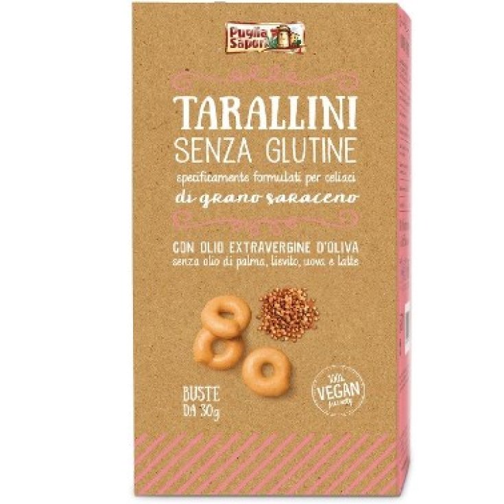 Puglia Sapori Tarallini Alforfón Sin Gluten 6x30g