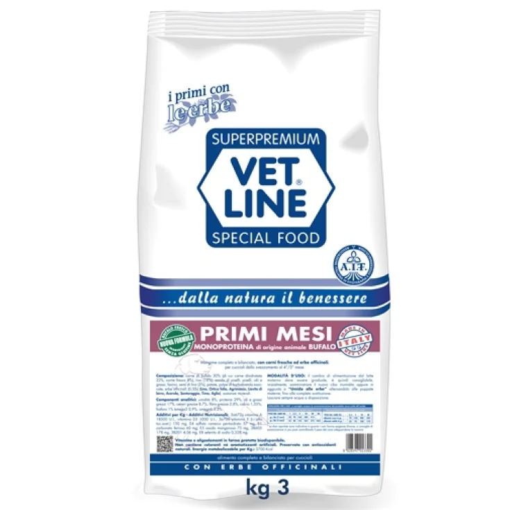 VET LINE PRIMEROS MES BUFALO 3KG