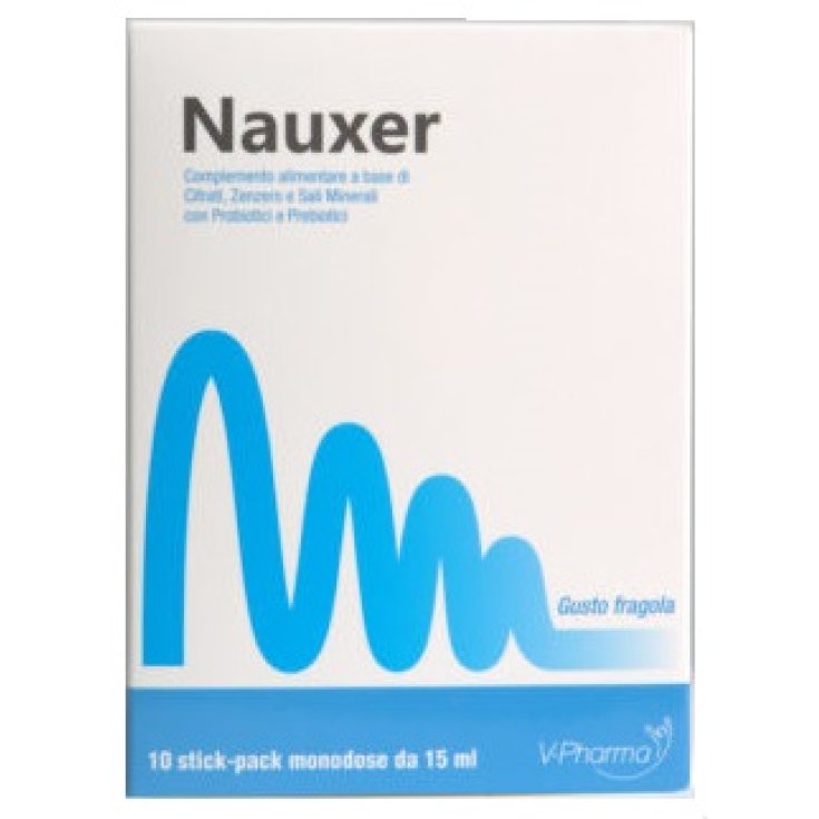 V-Pharma Nauxer Complemento Alimenticio 10 Stick Pack 15ml
