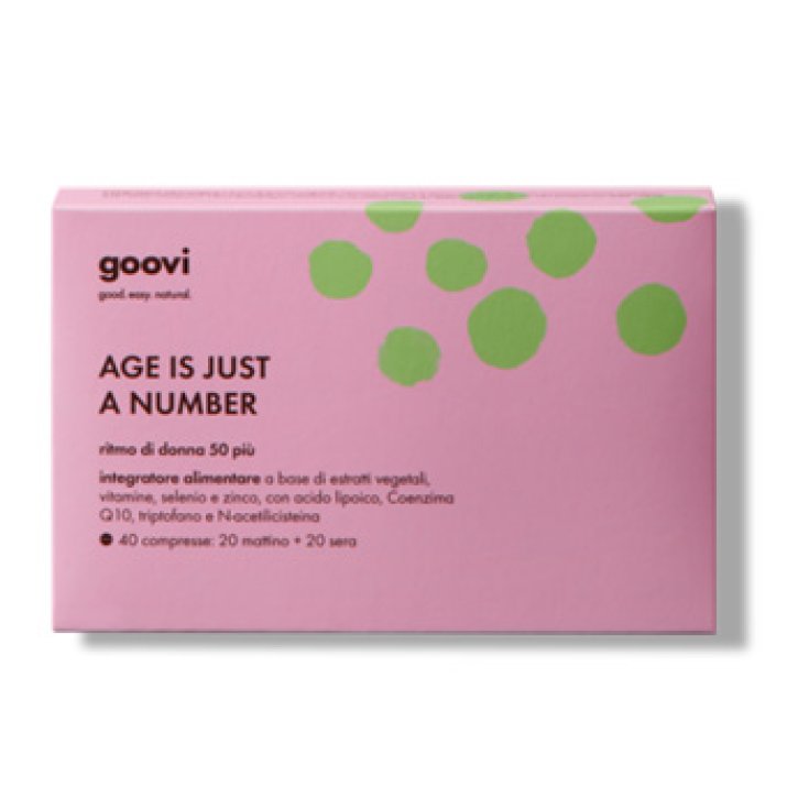 Goovi Age Is Just A Number Ritmo Di Donna 50+ Complemento Alimenticio 40 Comprimidos