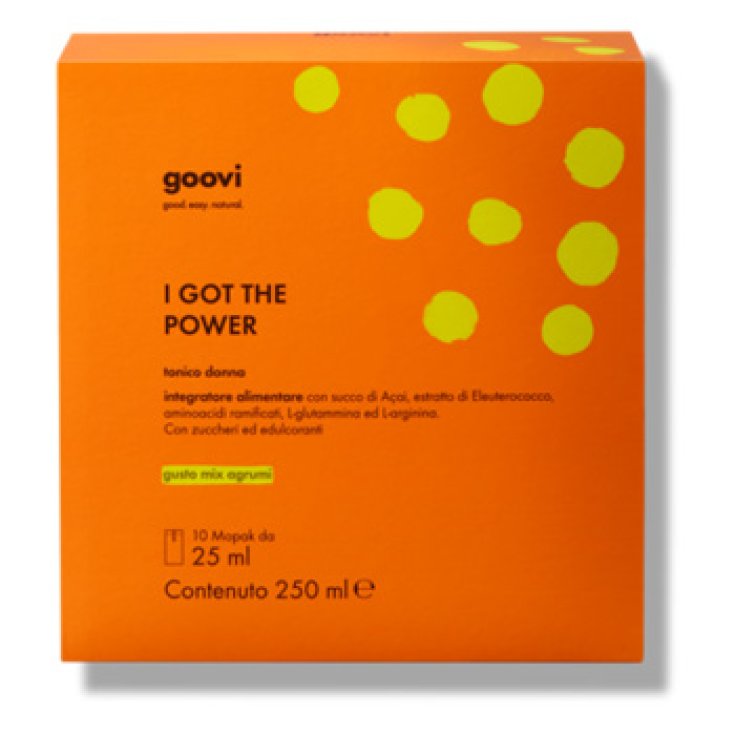 Goovi I Got The Power Mujer Tónico Complemento Alimenticio 10 Sobres Gel x 25ml