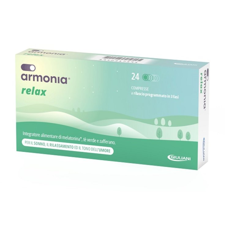 Nathura Armonia Relax Con Melatonia Y Extractos De Origen Natural 1 mg 24 Comprimidos