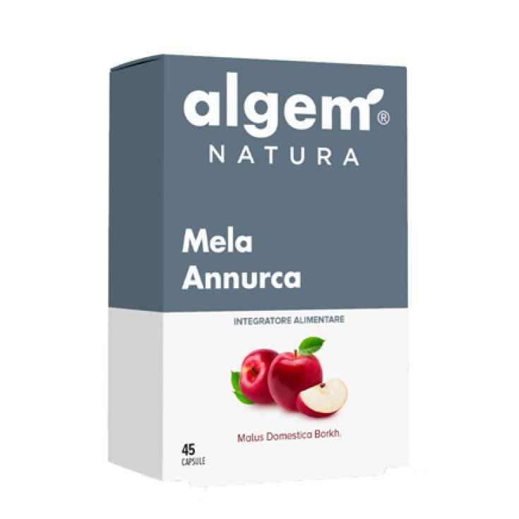 Algem Mela Annurca Complemento Alimenticio Sin Gluten 45 Cápsulas