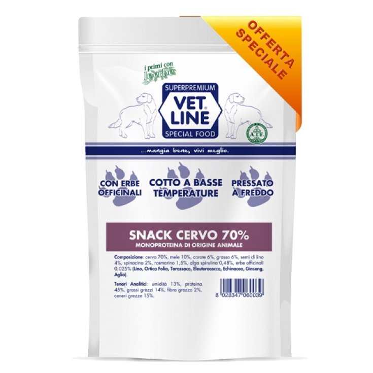 SNACK CIERVO VET LINE 80G