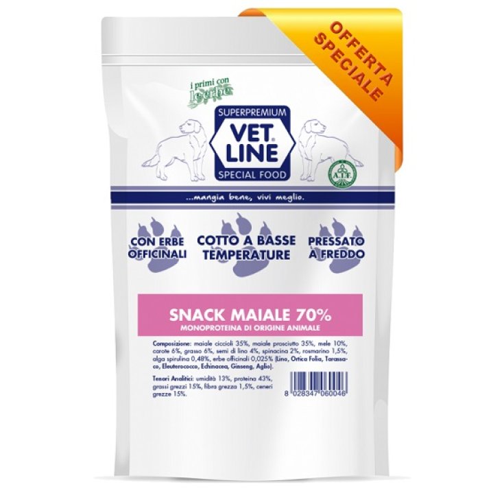 VET LINE SNACK CERDO 80G