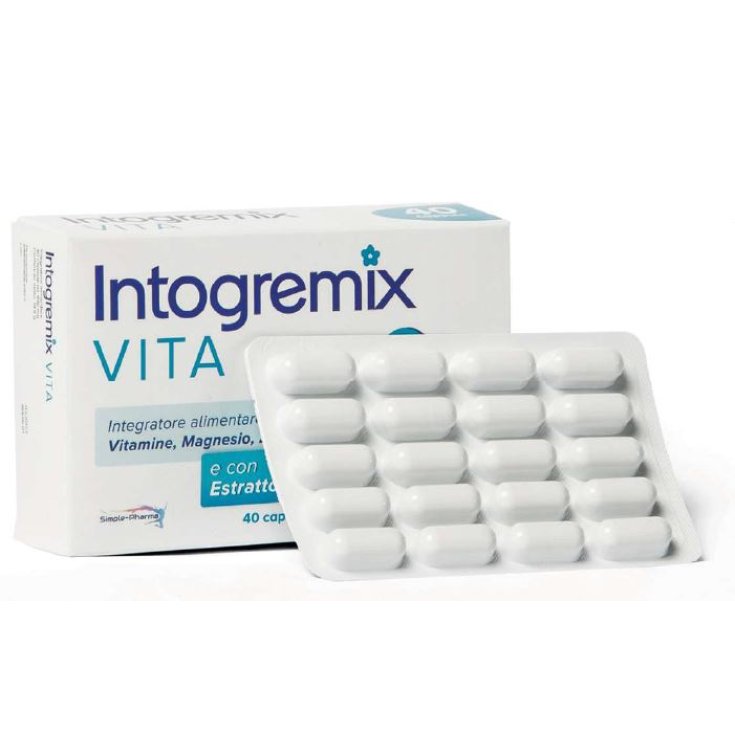 Simple-Pharma Intogremix Vita Complemento Alimenticio 40 Cápsulas