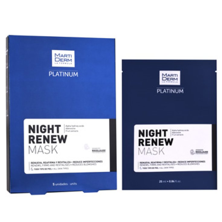 MARTIDERM MASCARILLA NIGHT RENEW 5UNDS