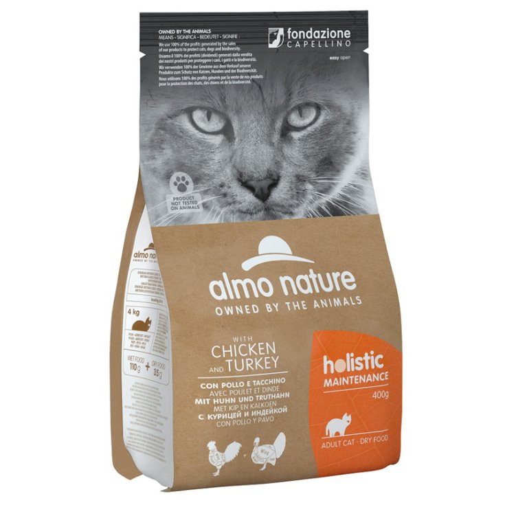 SECO HOLISTICO GATO M POL/TAC400G