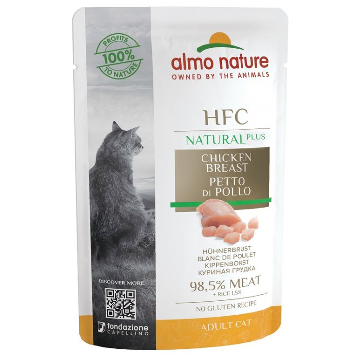 HFC PLUS PECHUGA DE POLLO GATO 55G