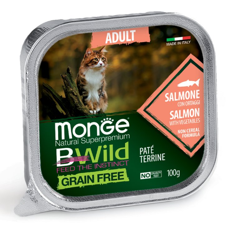 MONGE BWILD GATO AD SALMÓN/ORT