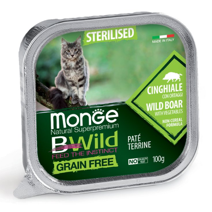 MONGE BWILD GATO ESTERIL CIN/ORT