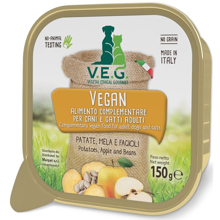 VEG DOG PATATA MANZANA ALUBIA 150G