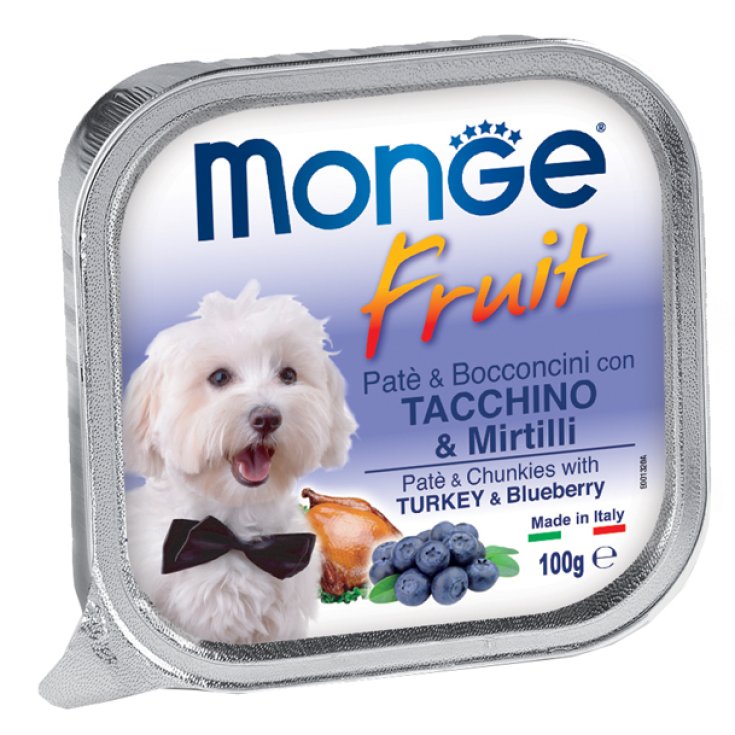 MONGE FRUIT DOG PAVO Y MIRT