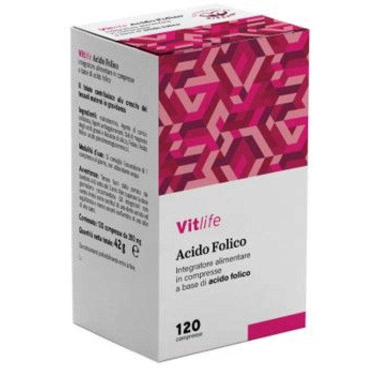 VITLIFE ÁCIDO FÓLICO 120 Comprimidos