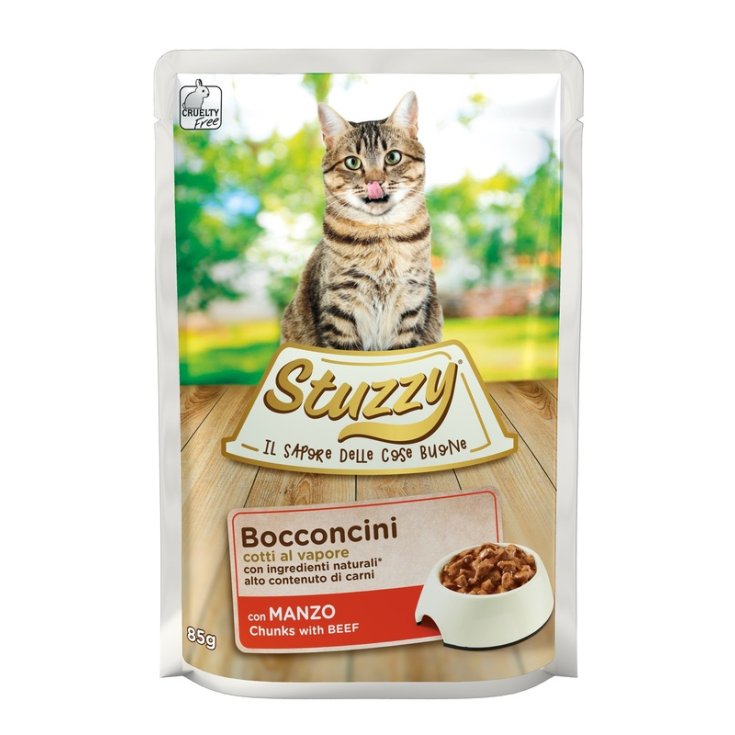 STUZZY GATO BOCCONC CARNE 85G