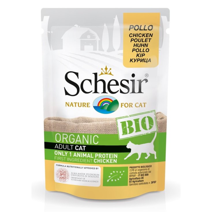 SCHESIR GATO POLLO BIO 85G