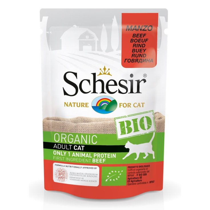 SCHESIR CARNE DE GATO BIO 85G