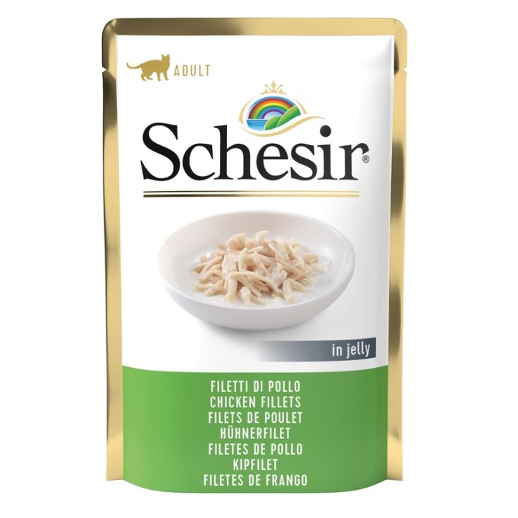 SCHESIR CAT FIL POLLO 85G