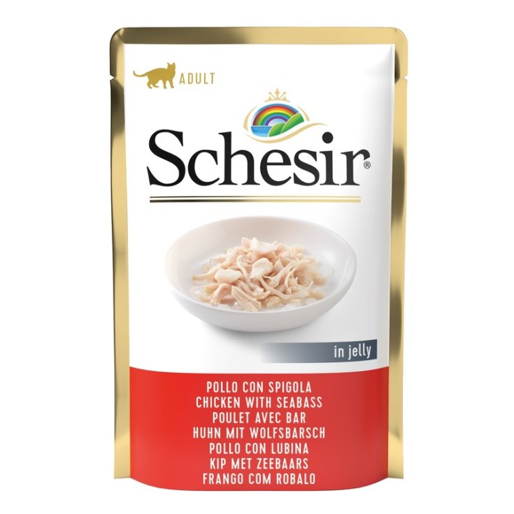 SCHESIR GATO LUBINAS CON POLLO 85G