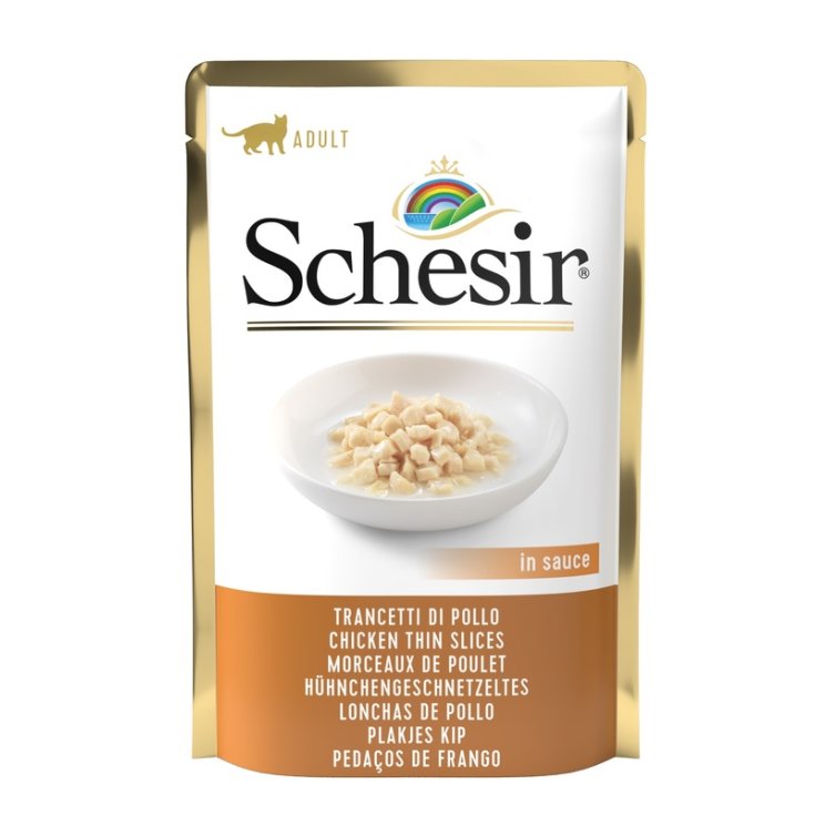 SCHESIR GATO POLLO LONCHEADOS 85G