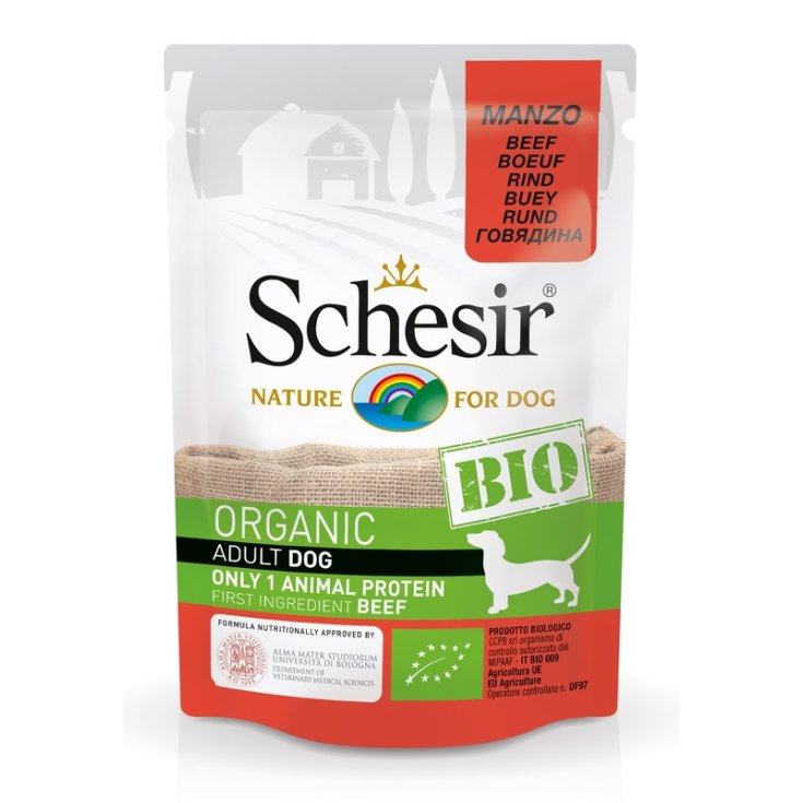 SCHESIR CARNE PARA PERRO BIO 85G