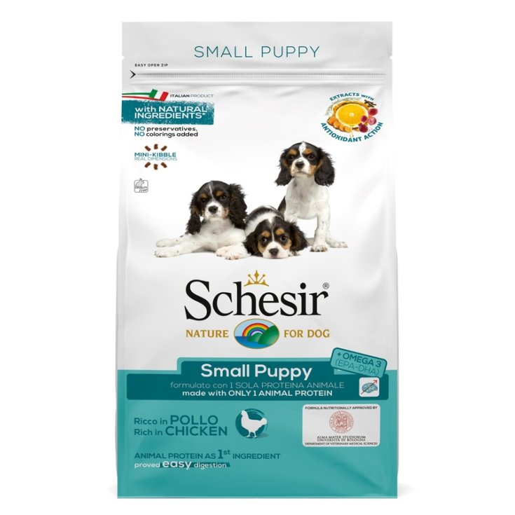 SCHESIR DRY S CACHORRO POLLO 800G